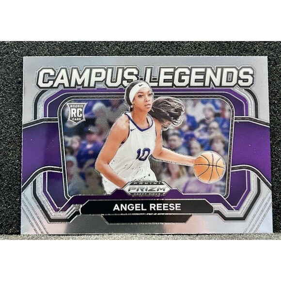 Angel Reese LSU Campus Legends 2024 Prizm Draft Picks #4 Rookie Card - Picture 2 of 3